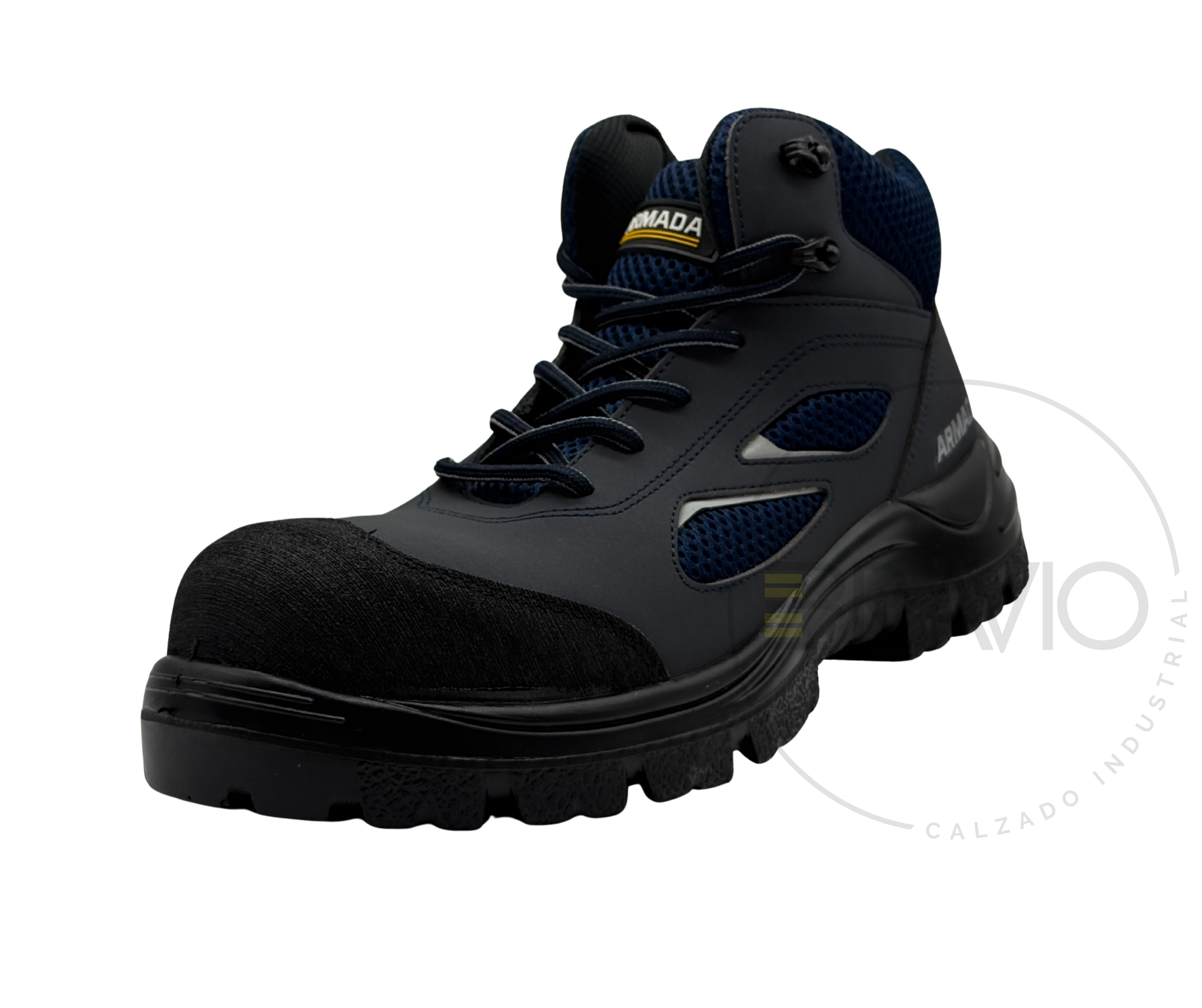 Calzado industrial modelo XR50 Azul marca Armada - Image 3