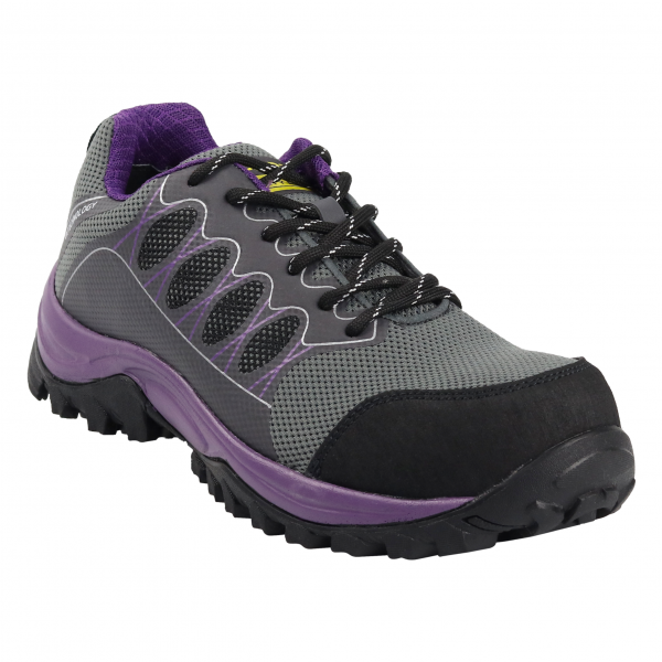 Tenis industrial modelo 200ZXC gris/lila marca court