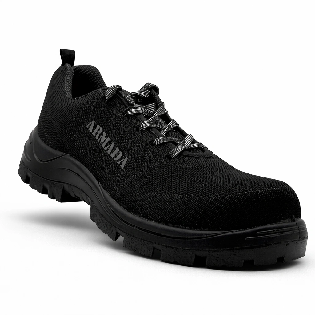 Tenis industrial modelo 1950 textil negro marca Armada