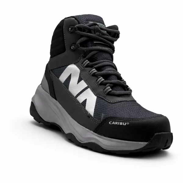 Tenis industrial modelo 963 gris/gris marca Caribu