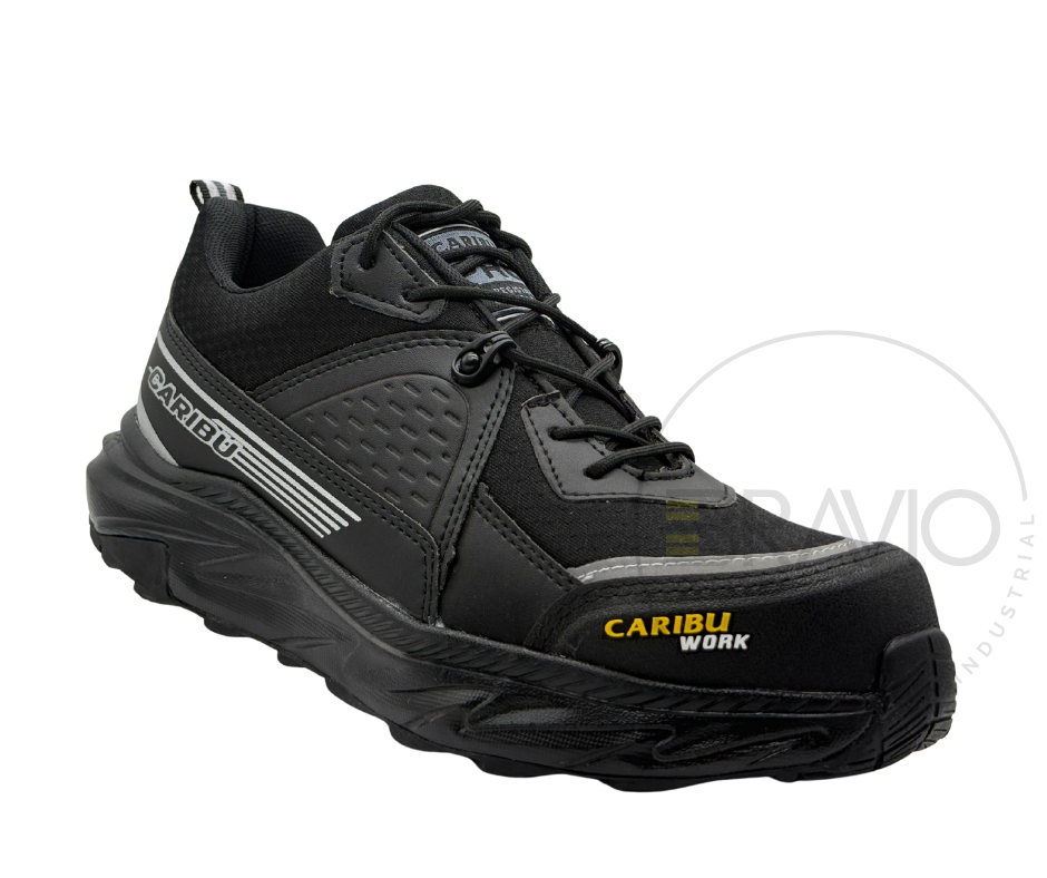 Tenis industrial modelo 975 negro marca Caribu - Image 3