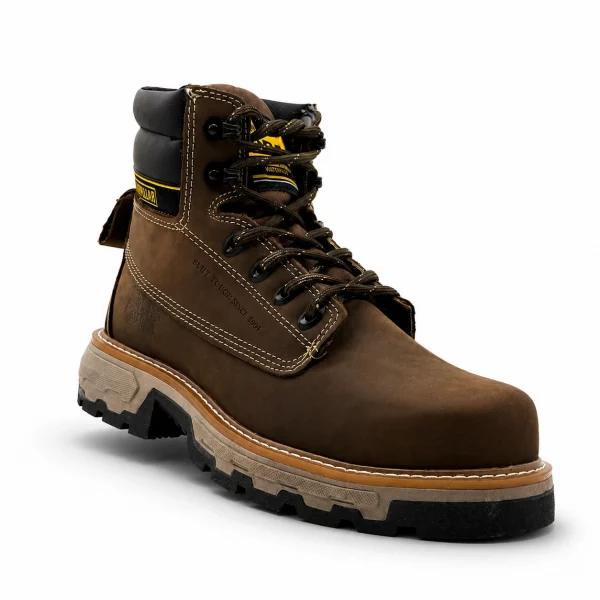Calzado industrial modelo 976 café marca Caribu