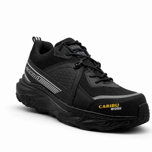 Tenis industrial modelo 975 negro marca Caribu