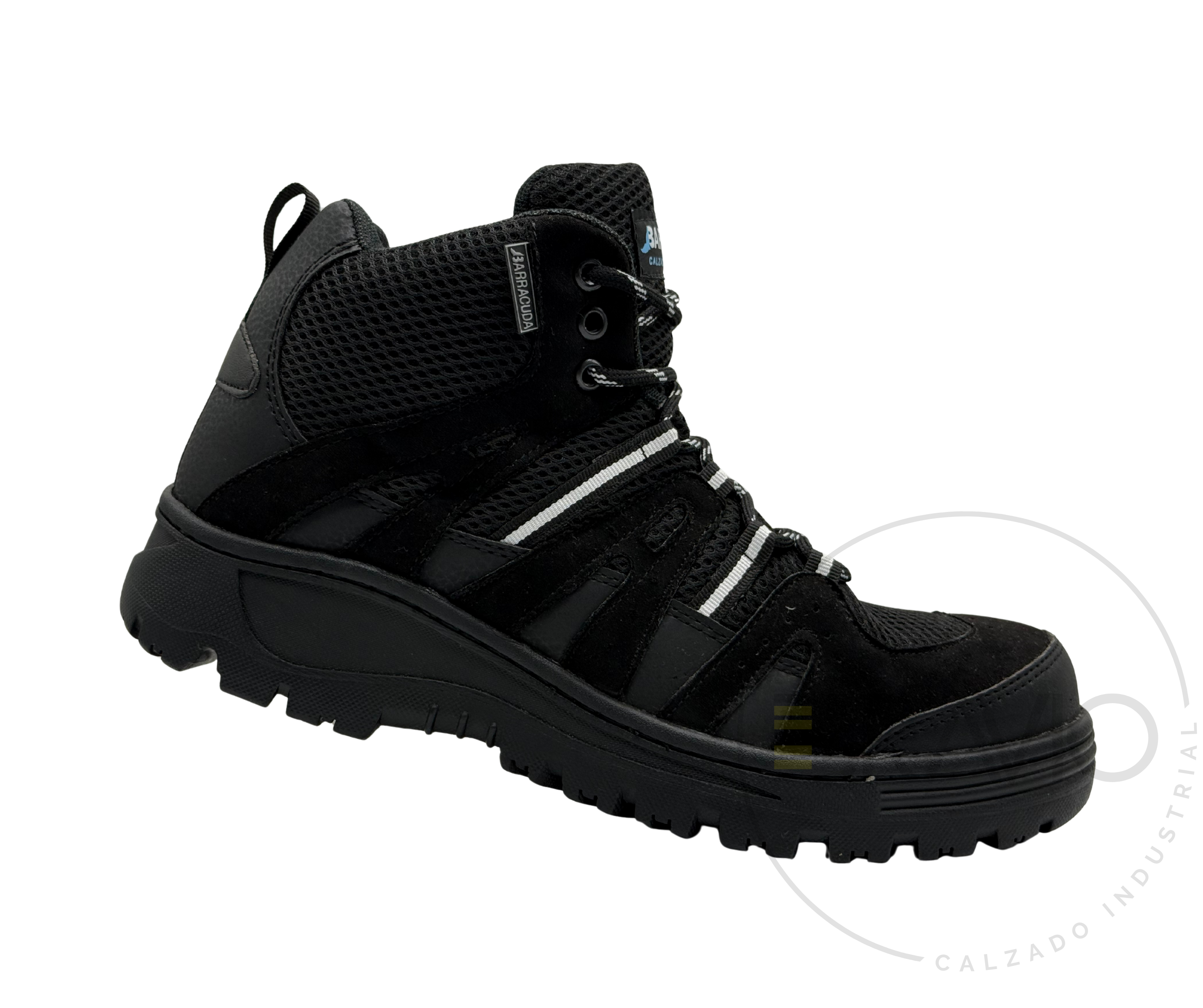 Tenis industrial modelo FOX botin negro marca Barracuda - Image 4