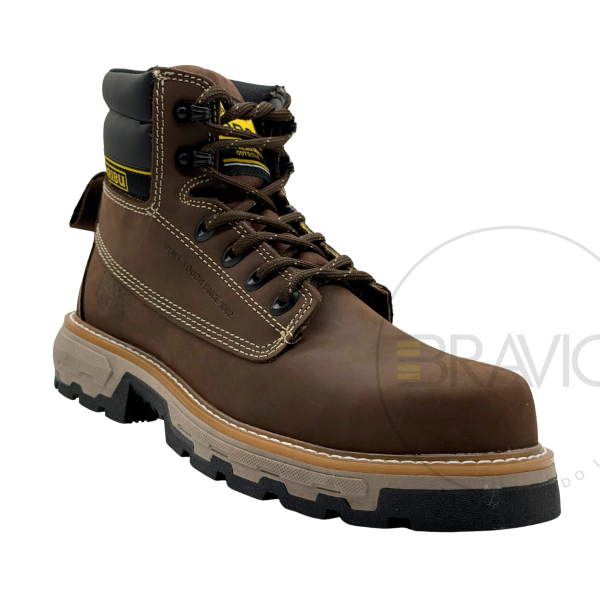 Calzado industrial modelo 976 café marca Caribu