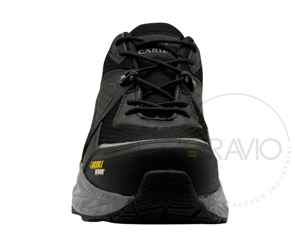 Tenis industrial modelo 975 negro/gris marca Caribu - Image 4