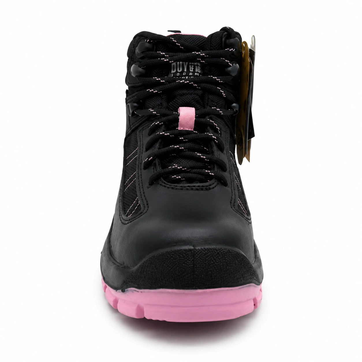 Calzado industrial modelo 2203 negro/rosa marca Duty Gear - Image 3
